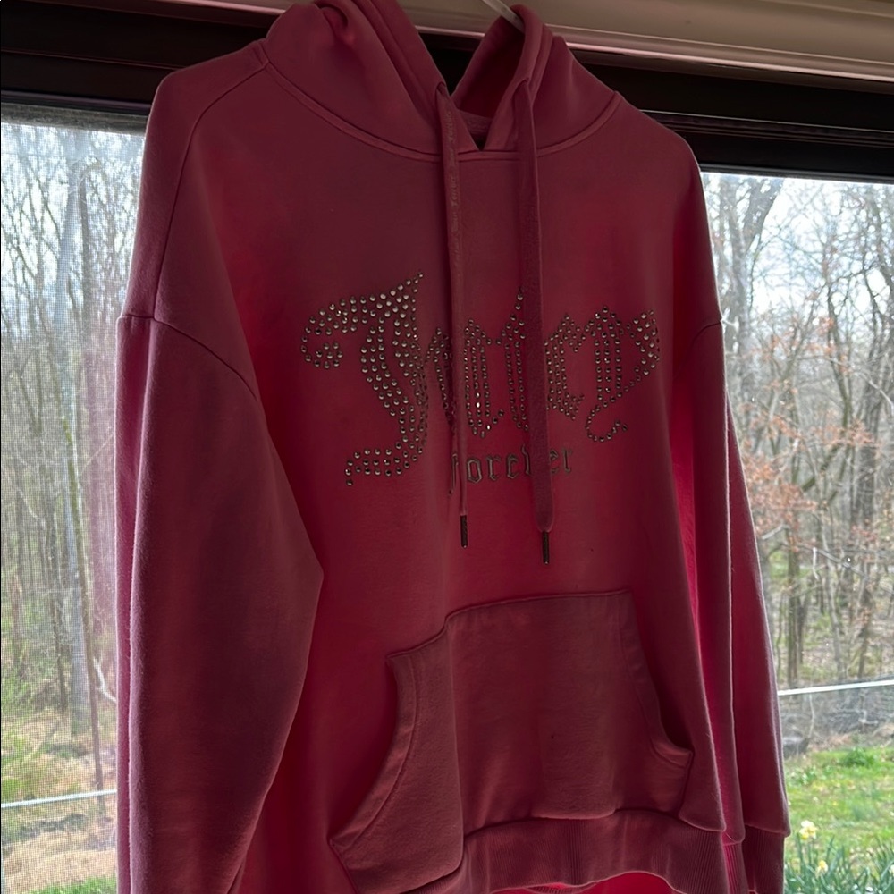 Juicy Couture Pink Hoodie size 0x